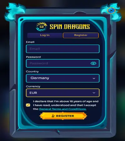 Spindragons Registration
